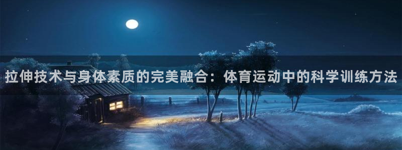 77体育官网：拉伸技术与身体素质的完美融合：体育运动中的科学训练方法