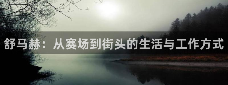 77体育：舒马赫：从赛场到街头的生活与工作方式