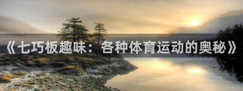77体育app下载官网：《七巧板趣味：各种体育运动的奥秘》