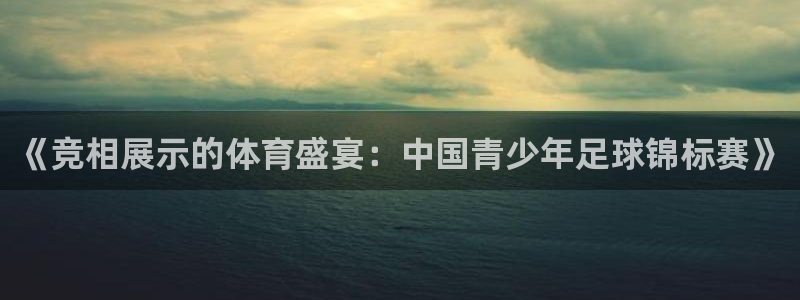 77体育官网：《竞相展示的体育盛宴：中国青少年足球锦标赛》